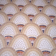 Original Roman Pattern Bathroom Floor