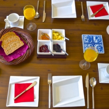 Generous fresh breakfast